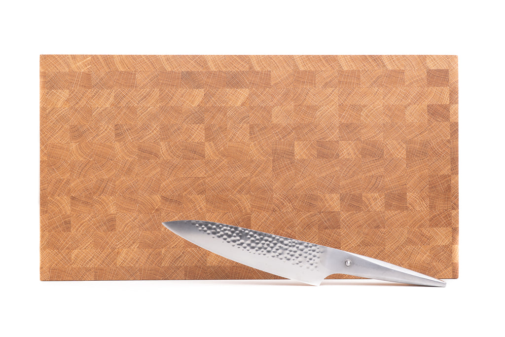 Dębowa deska sztorcowa do krojenia. Z Kolekcji "Frakt"